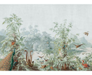 Panoramic wallpaper Brazil patinated . 1862