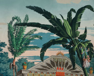 Panoramique Les Incas polychrome . 1818