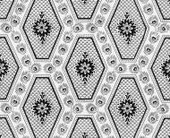 Decorative wallpaper Grey Diamonds . 1805
