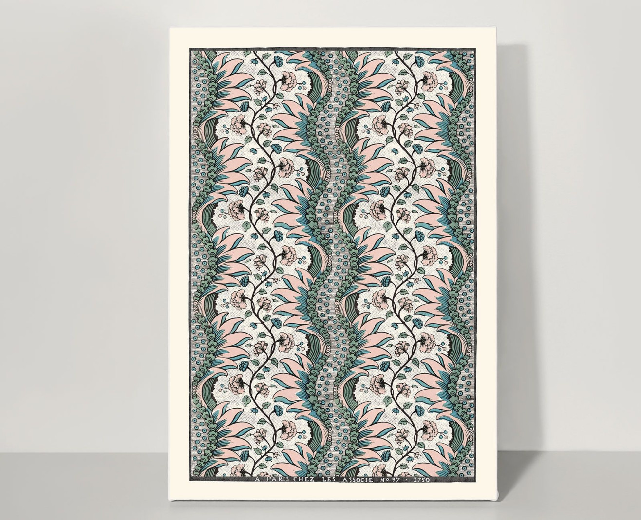 Domino sheet blush Carnations A3 . 1750