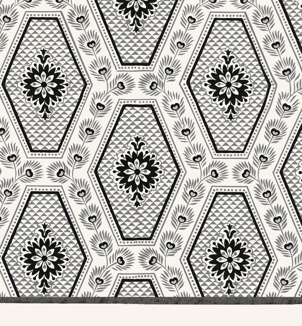 Planche papier vélin Losanges gris A3 . 1805
