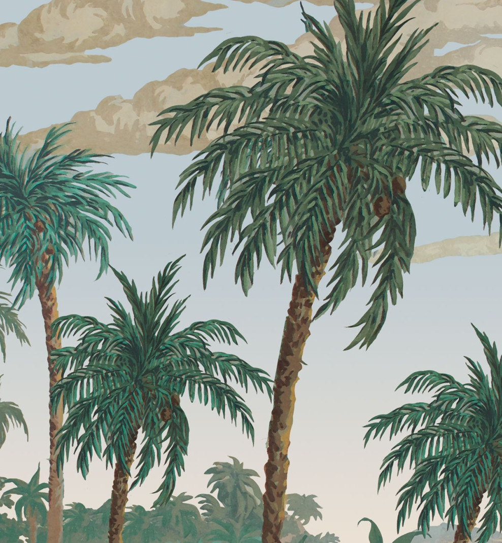 Panoramic wallpaper Imperial Palms . 1810