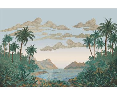 Panoramatapete Kaiserliche Palme 1810