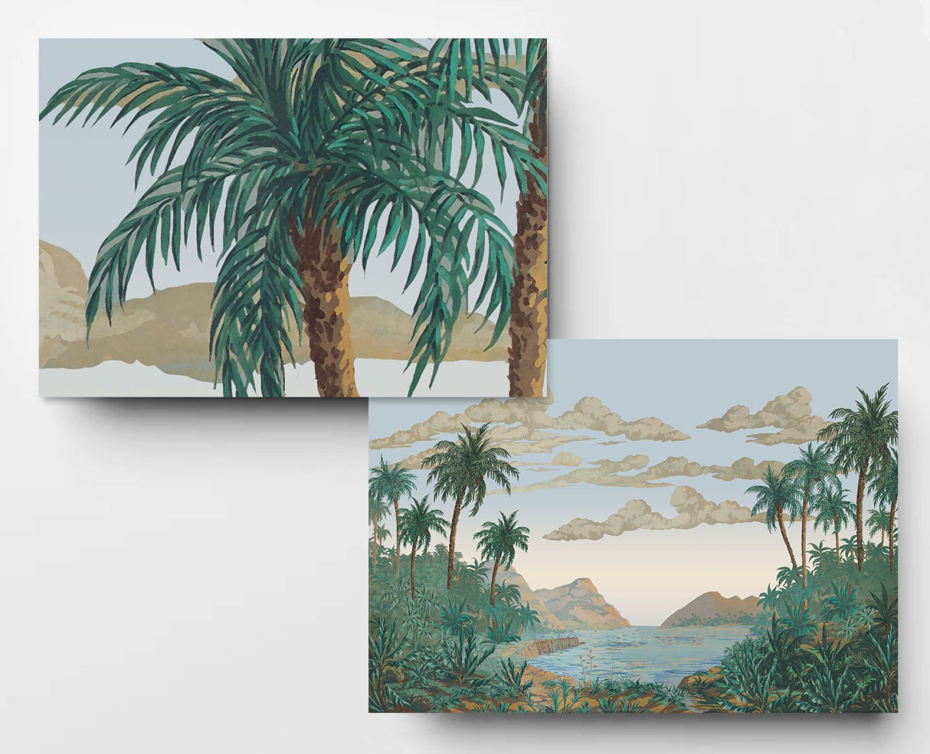 Papier peint panoramique Palmiers impériaux . 1810