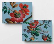 Wallpaper Fancy flowers . 1799