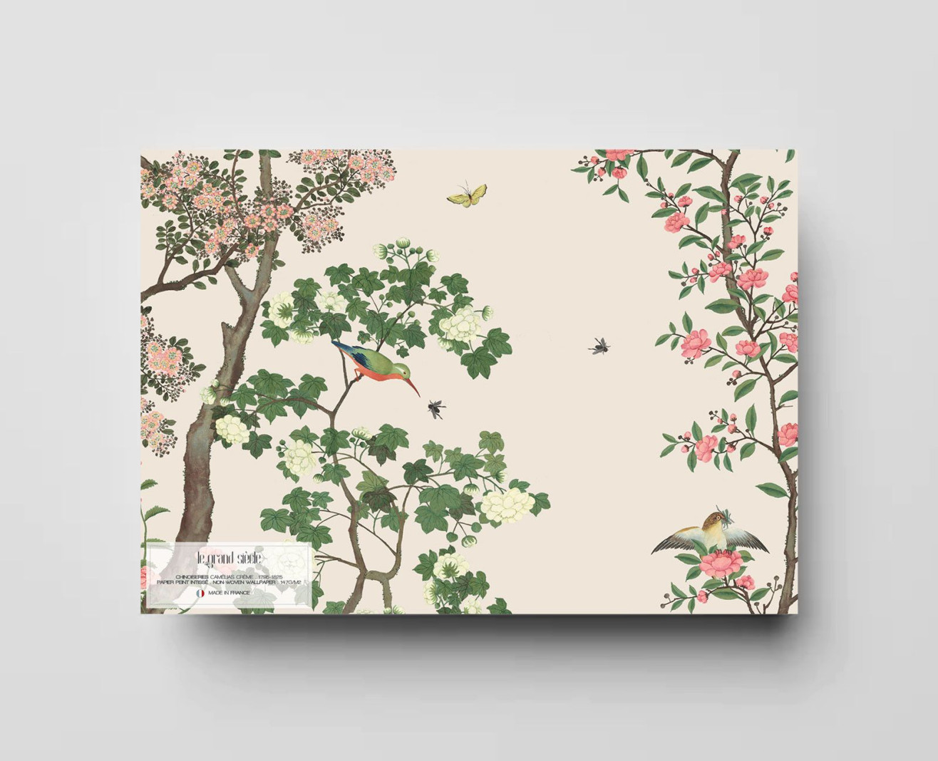 Chinese wallpaper Camellia cream . 1795–1825