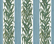 Wallpaper blue and green Josephine . 1800
