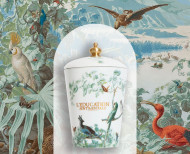 Refillable porcelaine candle - Sentimental Education. 1869