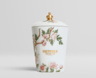 Bougie porcelaine rechargeable - Histoire de ma vie . 1855